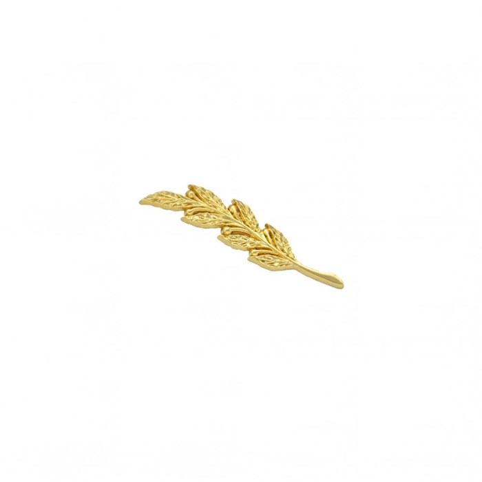 Декоративная накладка «Веточка», цвет золото, для папок, шкатулок, открыток - фото 106074