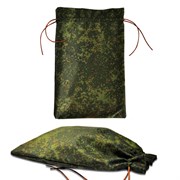 Подарочный мешок цвета хаки, большой (180х290мм)